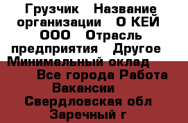 Грузчик › Название организации ­ О’КЕЙ, ООО › Отрасль предприятия ­ Другое › Минимальный оклад ­ 25 533 - Все города Работа » Вакансии   . Свердловская обл.,Заречный г.